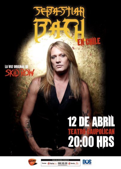Sebastian Bach en Chile 2012