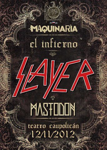 Slayer y Mastodon en Chile