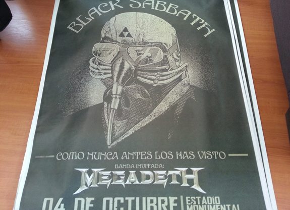 Poster Black Sabbath CLSK Concurso