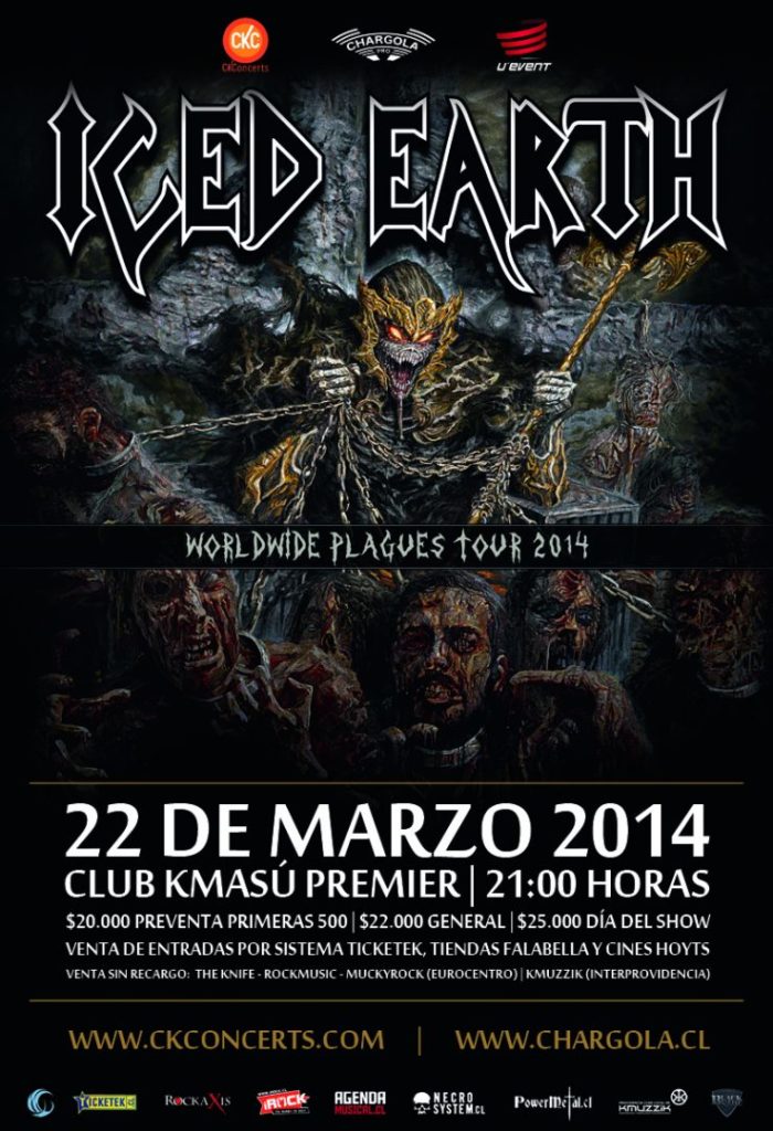 Afiche Iced Earth - Web