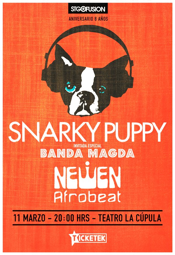 AFICHE SNARKY PUPPY 2016