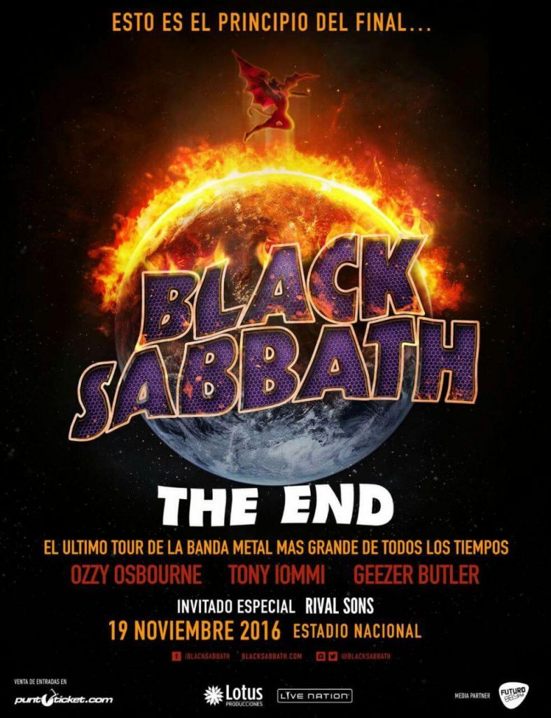 Black Sabbath - The End Chile 2016