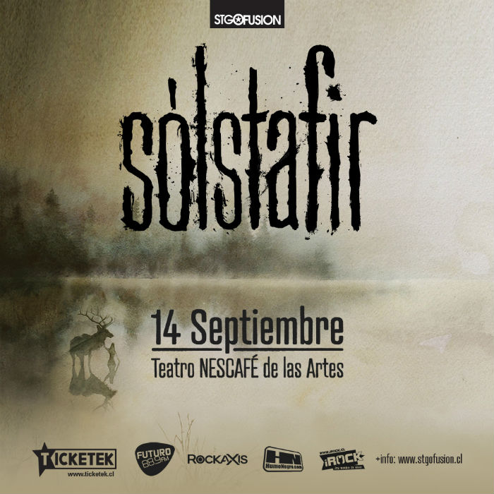 SOLSTAFIR AFICHE CUADRADO 2017 CHILE