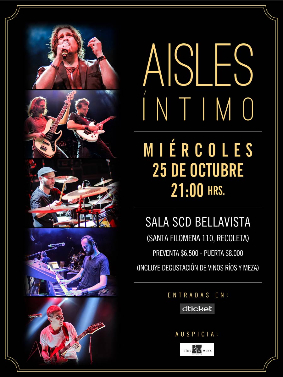 Aisles en concierto íntimo