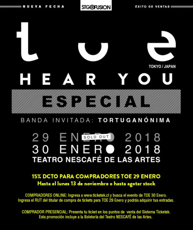 Toe en Chile (2018) - Segunda fecha