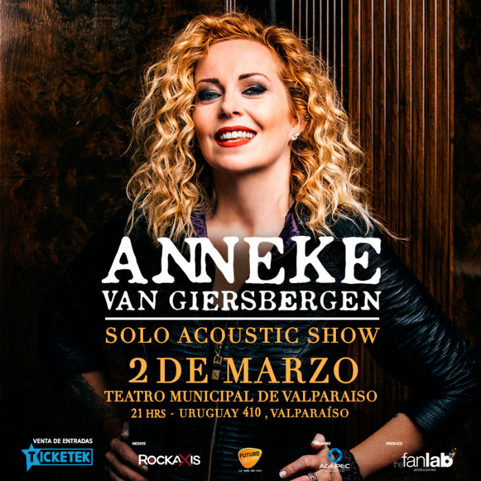 Anneke Van Giersbergen en Valparaíso (2018)