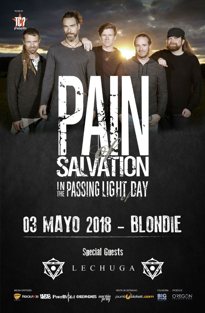 Pain of Salvation - Chile - Afiche Mayo 2018