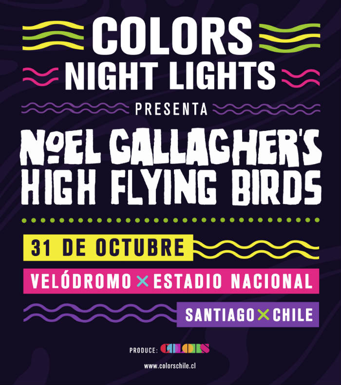 Color Night Lights - Noel Gallagher Chile (2018)