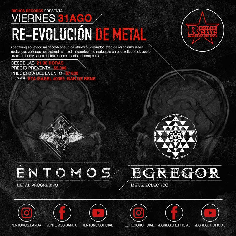 Egregor & Entomos en Bar de René