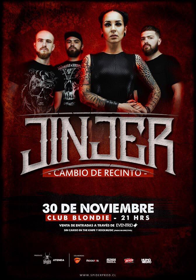 Jinjer en Chile (2018)