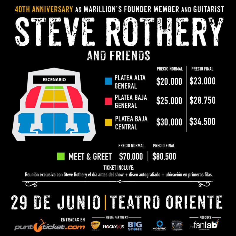 Steve Rothery en Chile (2019)