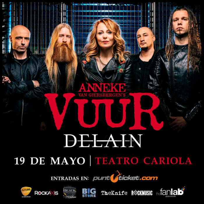 VUUR + Delain en Chile (2019)