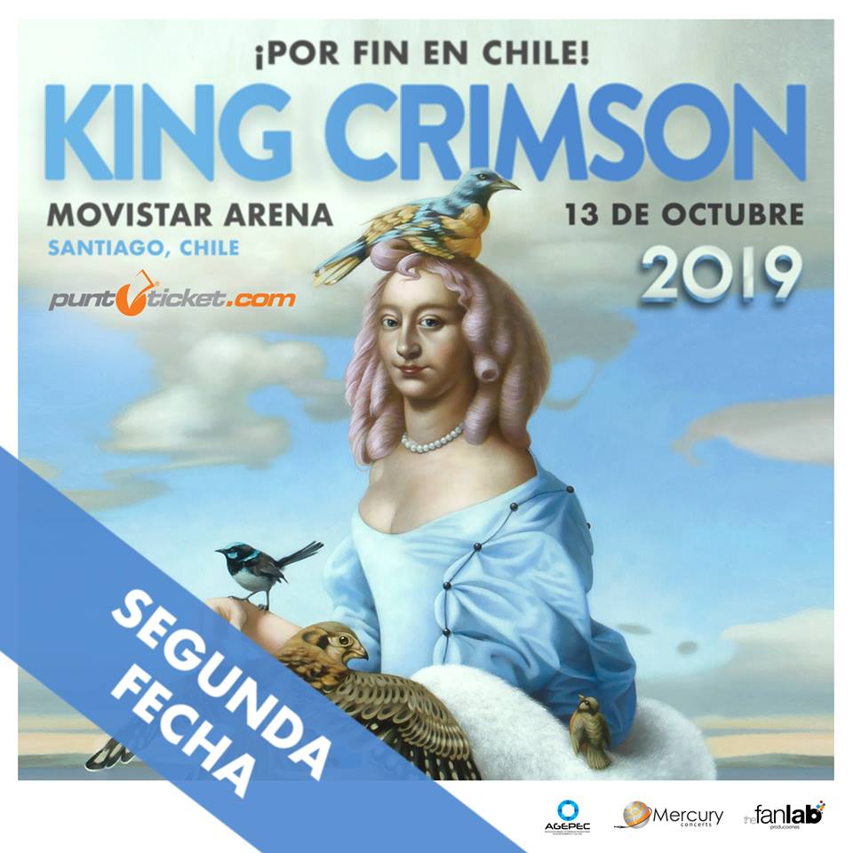 Afiche King Crimson Chile 2019 Día 2