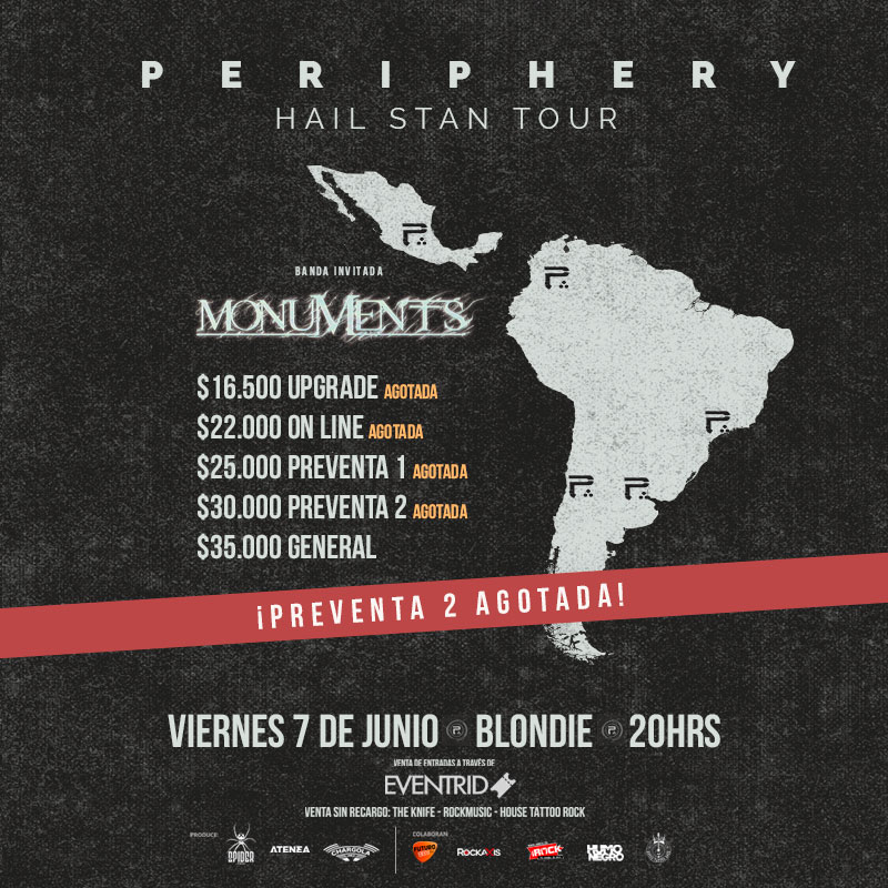 Periphery + Monuments Preventa agotada