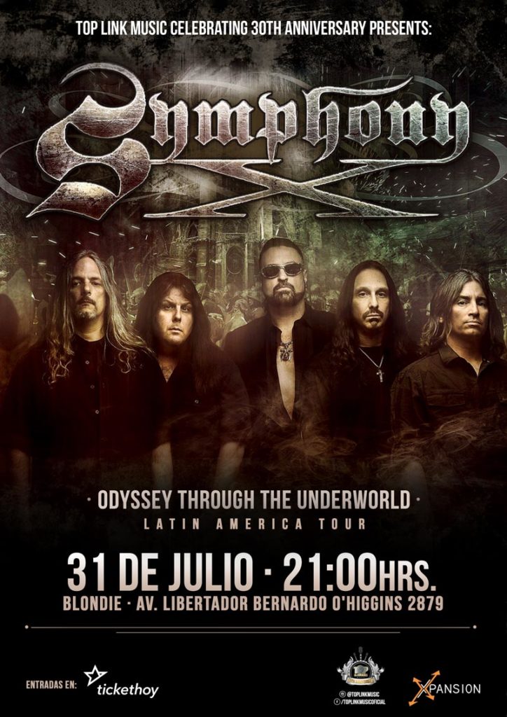 Symphony X en Chile (2019)