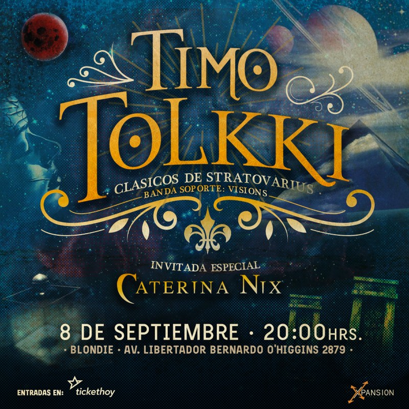 Timo Tolkki en Chile