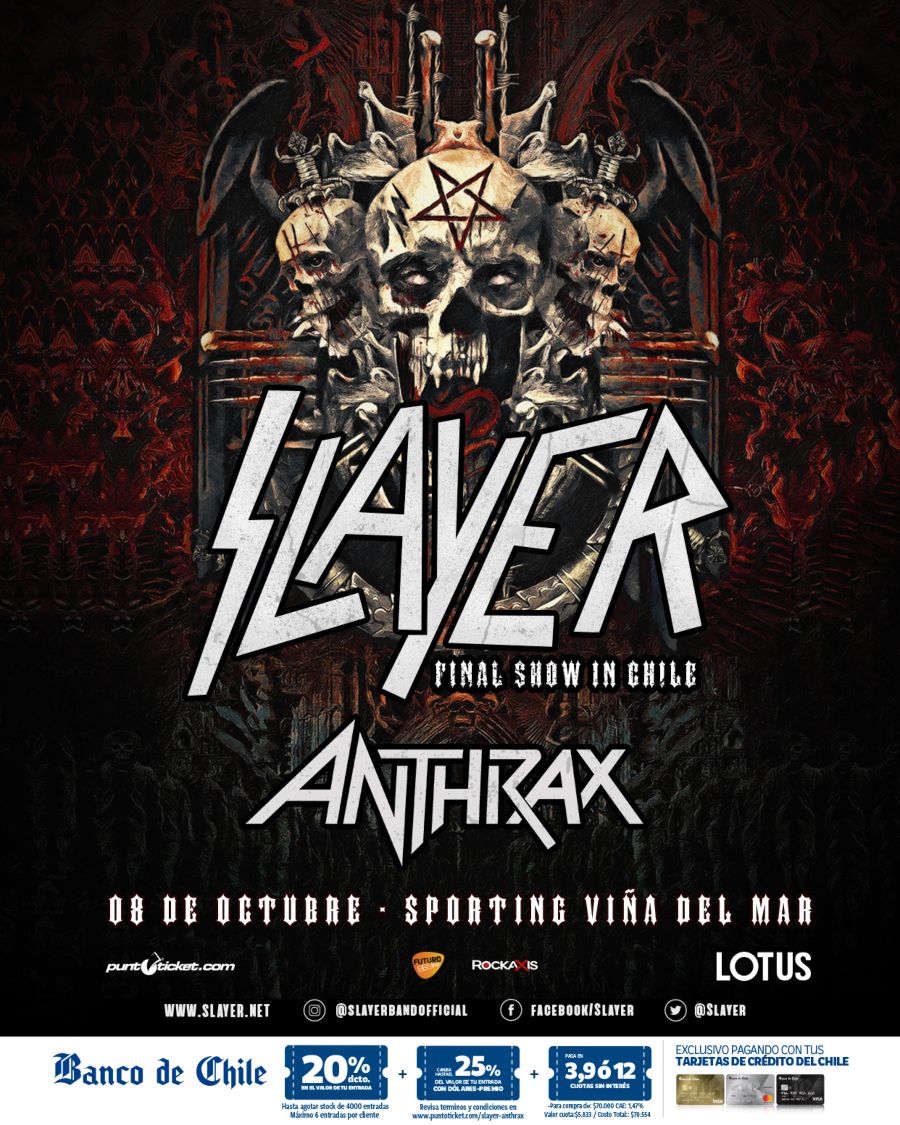 Slayer & Anthrax en VIña del Mar (2019)
