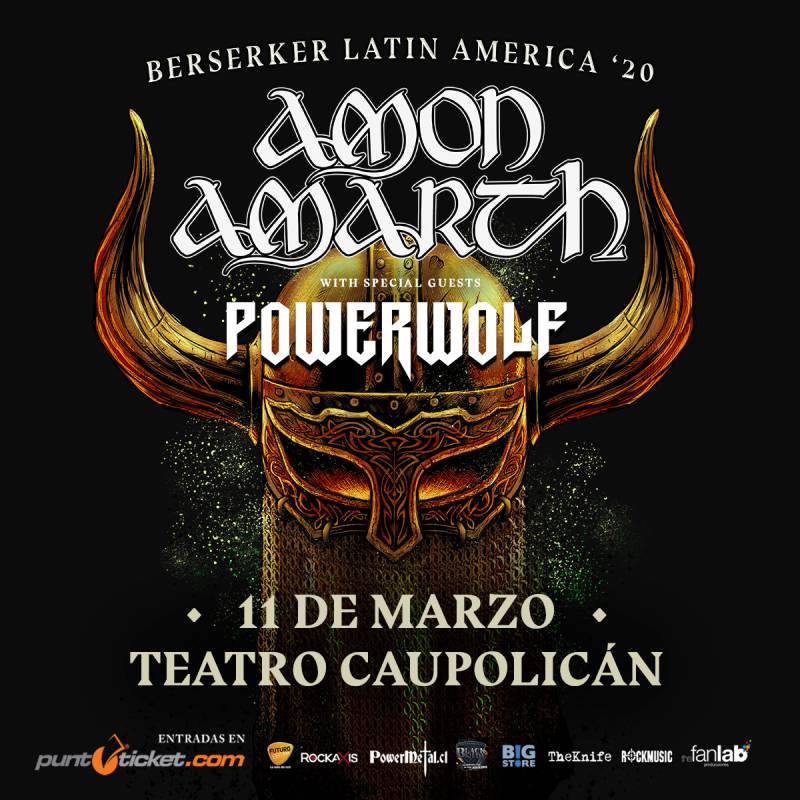 Amon Amarth + Powerwolf en Chile (2020)