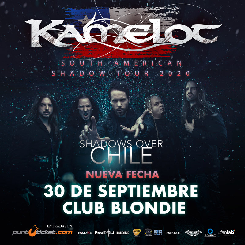 Kamelot en Chile (2020) -Nueva fecha septiembre