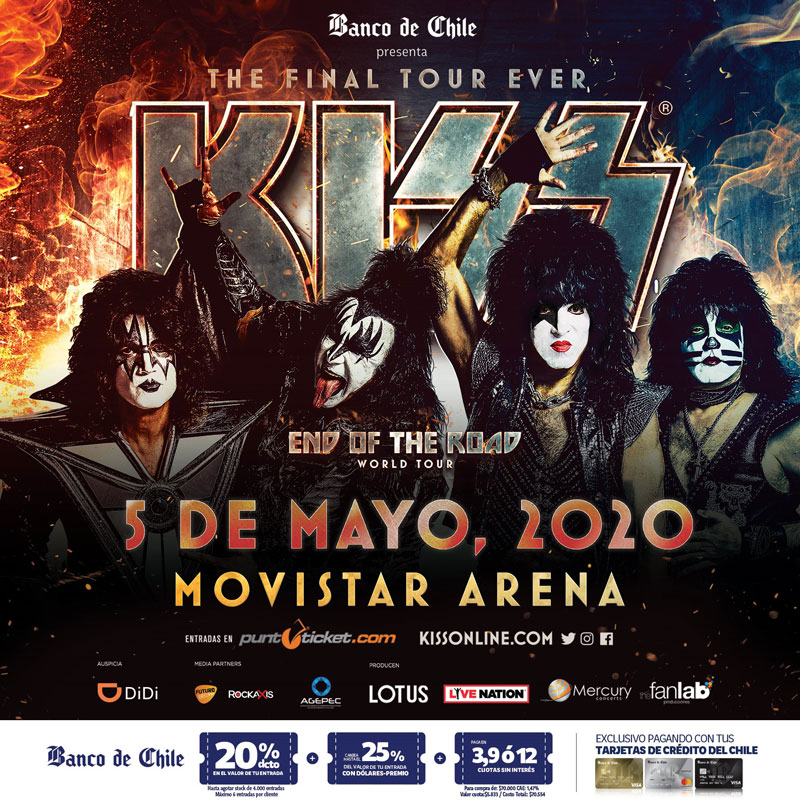 Kiss - End of the Road Tour Chile (2020)