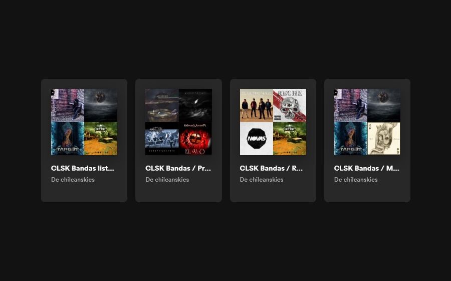CLSK Bandas - Spotify (2020)